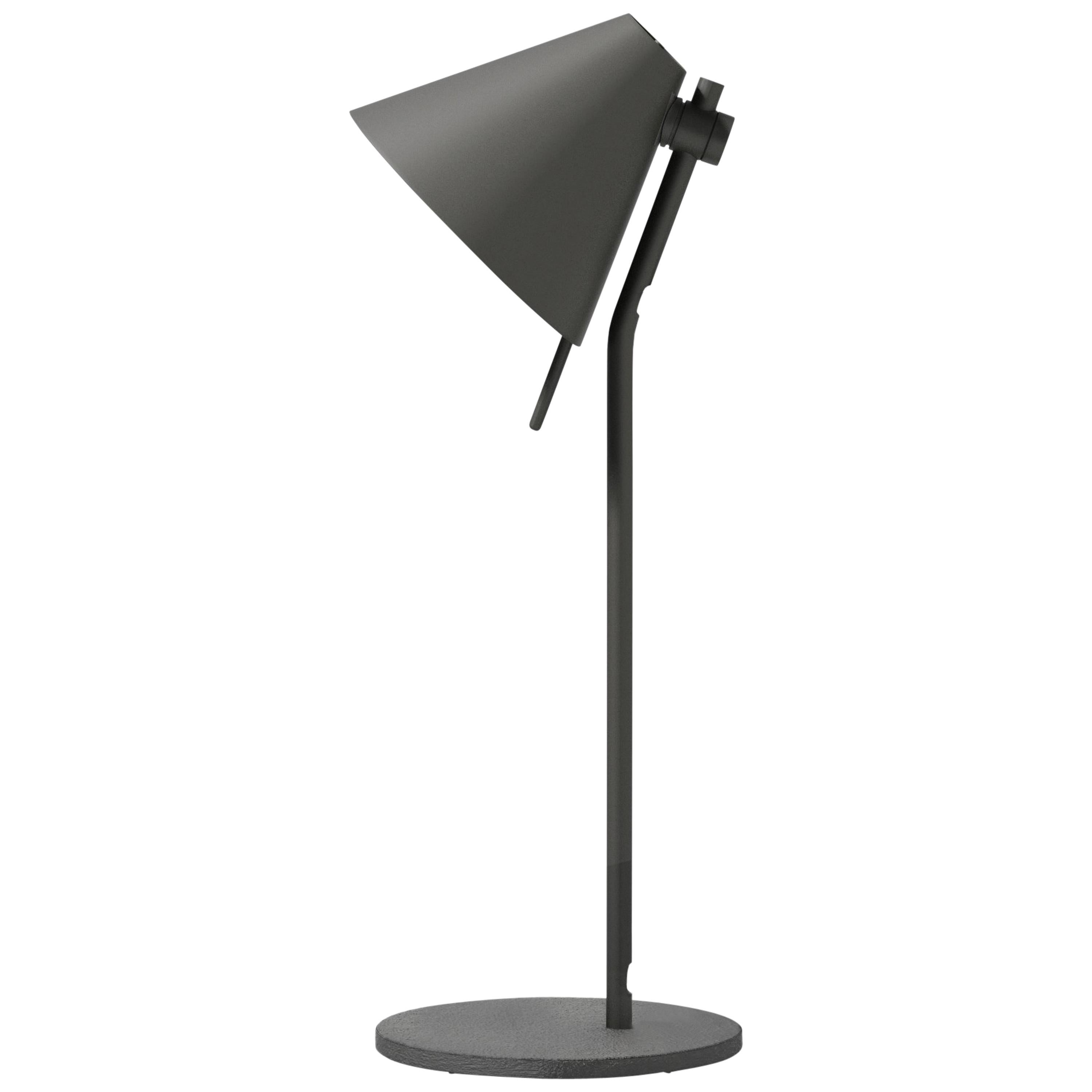 Mega Table Lamp in Ceramic Grey by Matter Made For Sale