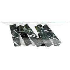 Megalith Coffee Table in Marquina Black Marble