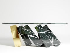 Megalith Coffee Table, Marble & Gold