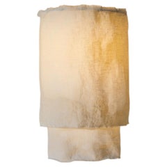 Megan - Lampada da parete in lino prelavato, stile minimalista contemporaneo brasiliano - 9 pezzi
