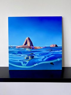 "Afloat" 2019 Original Oil Painting 18"x18"