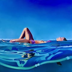 "A galla" 2019 Pittura a olio originale 18 "x18"
