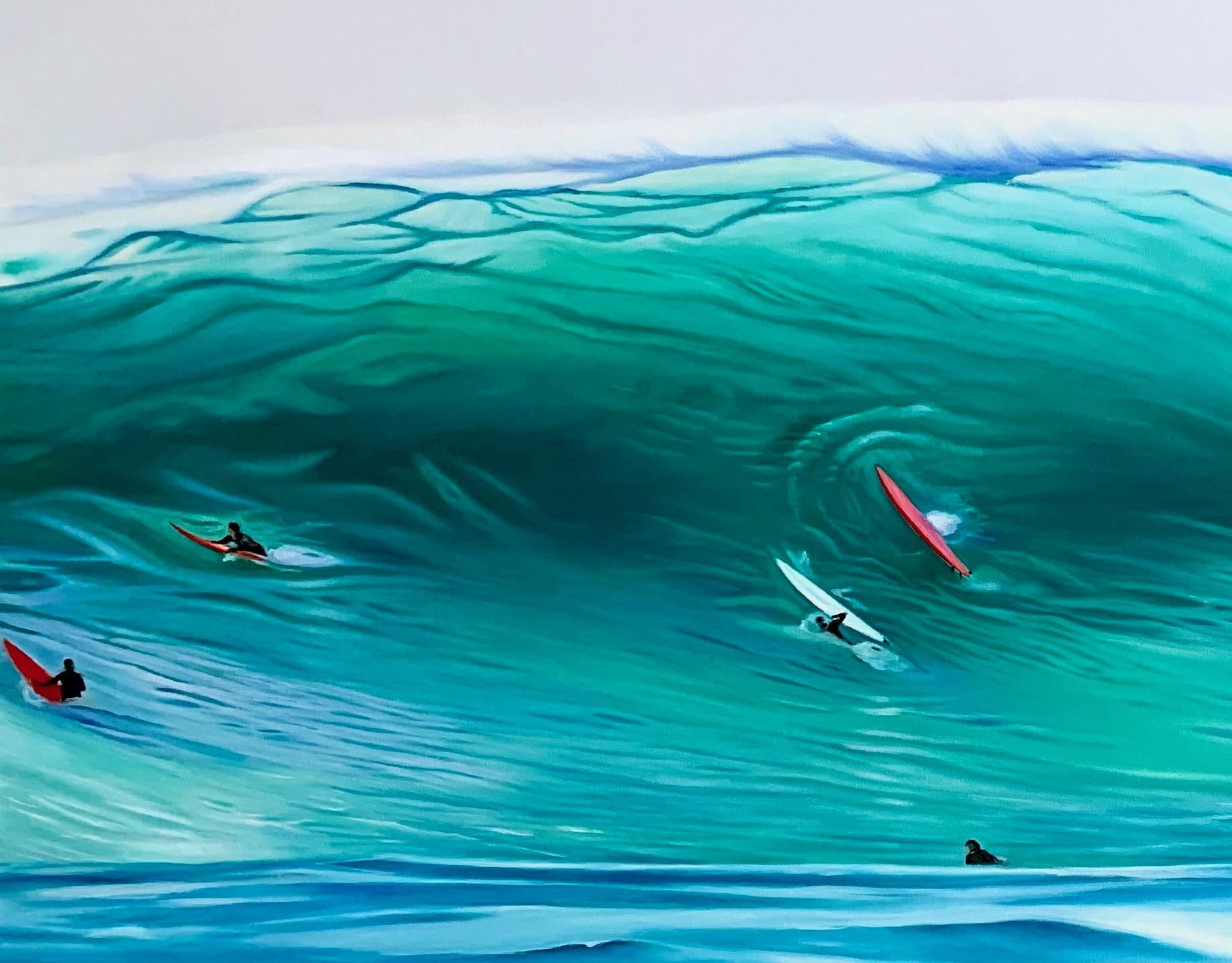 Large Big Wave Painting at Dungeons South Africa 72