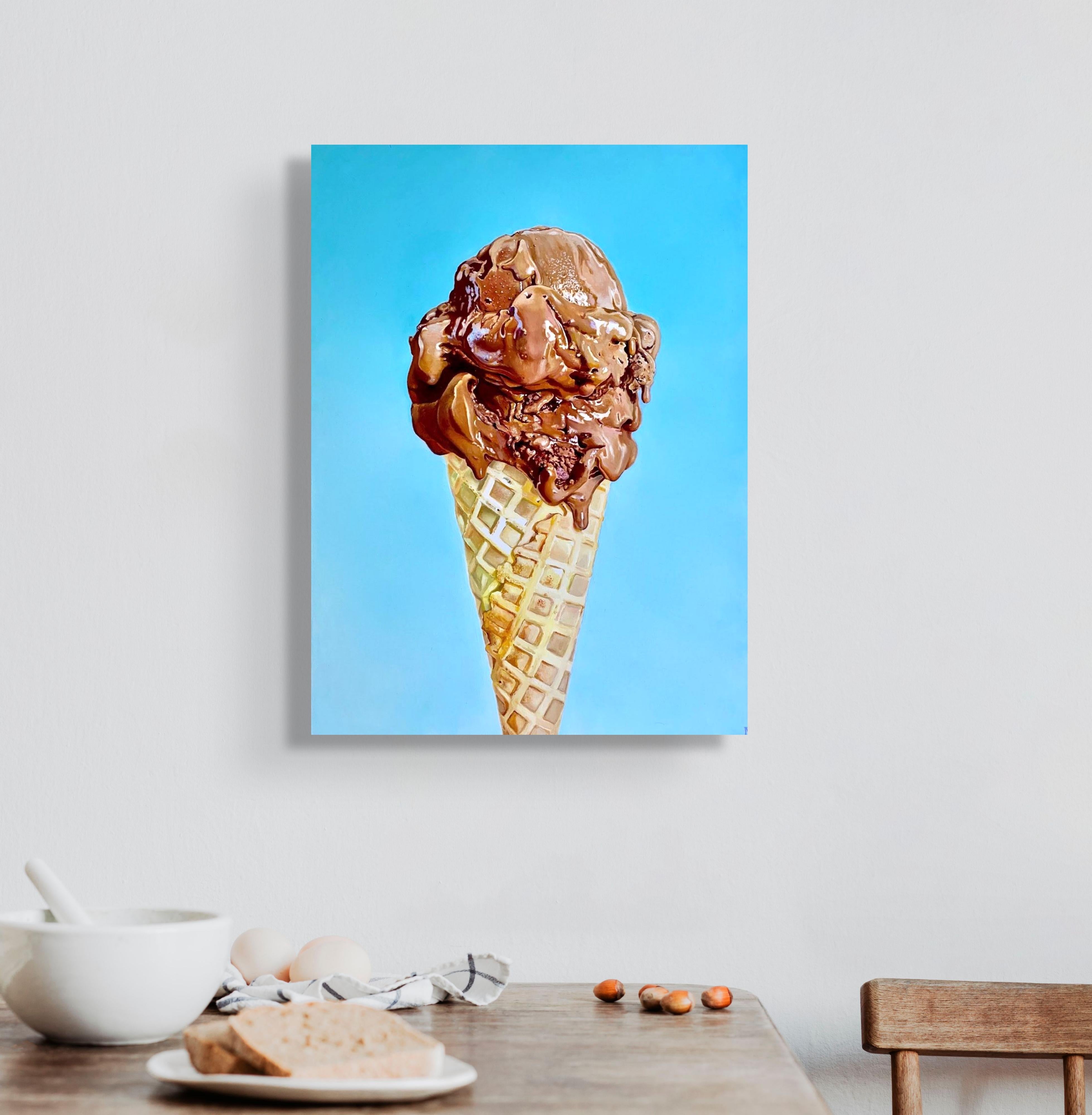 „Chocolate Cone“ Original-Ölgemälde 18