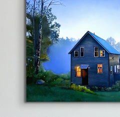 "Evening Twilight" Original Oil Painting 18 in x 18 in