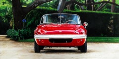 "Lotus Elan" Peinture à l'huile originale 12 po x 24 po