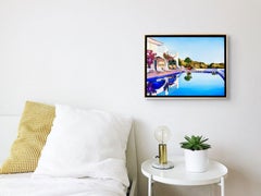 „Poolside Light“ Original Ölgemälde 12 in x 16 in