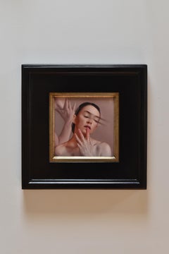 „Breath“ (2024), Original-Ölgemäldeporträt von Megan Elizabeth Read