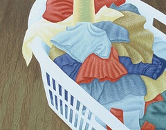 Found It, Original Signed Contemporary Satirical Surrealist Painting on Panel