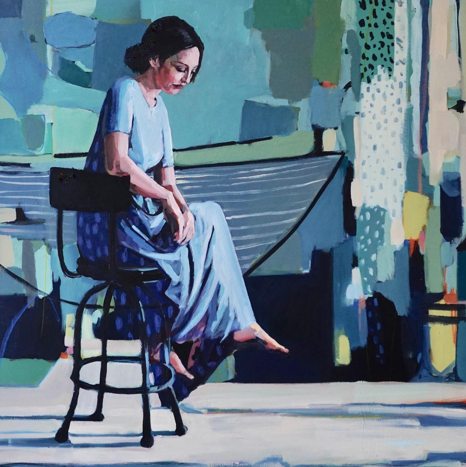 Figurative Painting Megan Gibbons - Charpentier naval