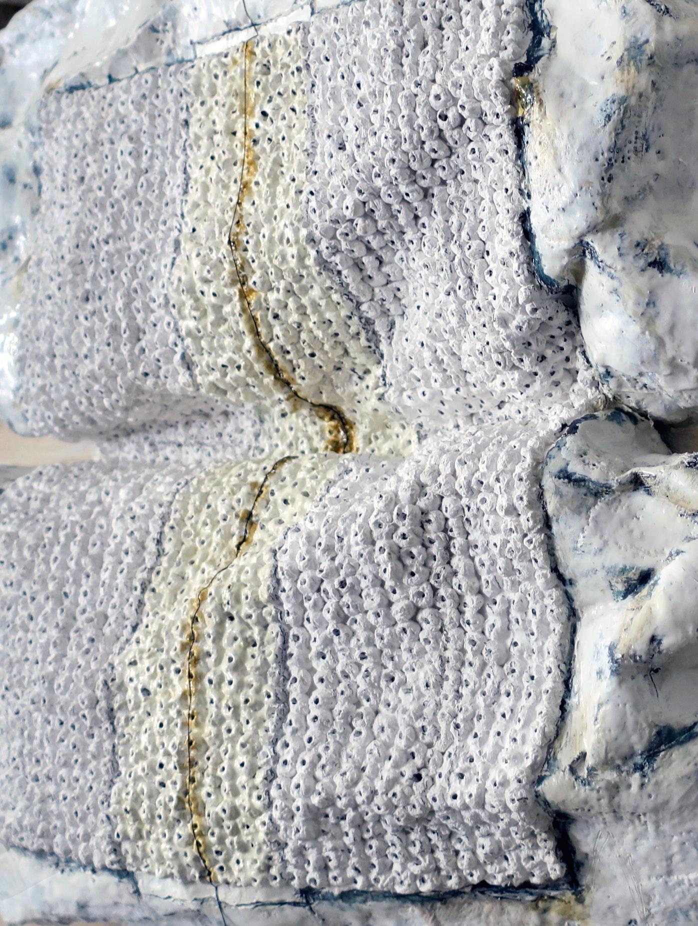 Scultura da parete: 'Clustered #8' - Abstract Sculpture Marrone di Megan Klim
