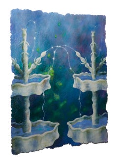 "Carry Me Up To The Place I Once Lazed", Fantasy Medieval Water Fountain