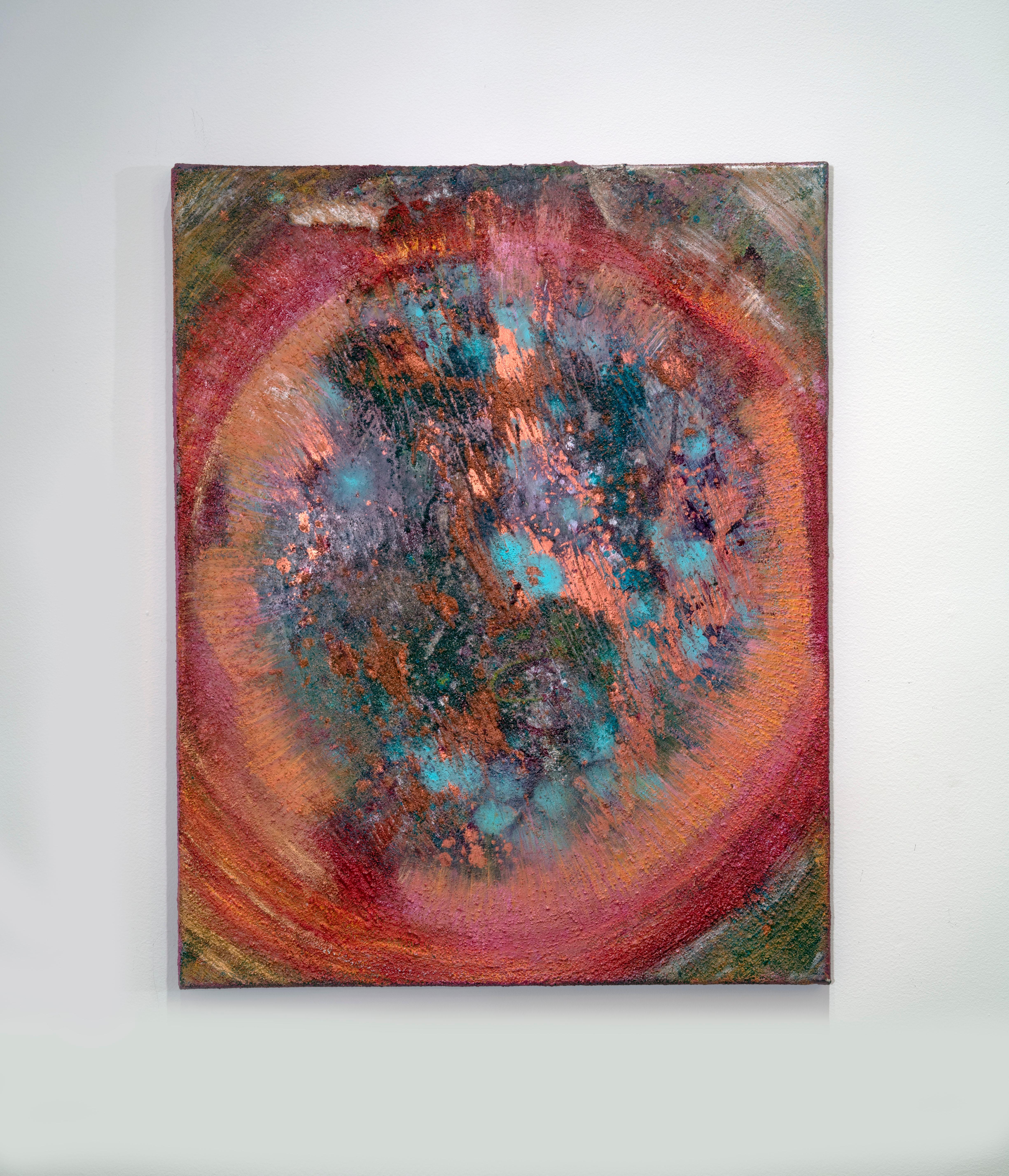 „Vision“ Vortexkreis-Gemälde – Painting von Megan Sievert