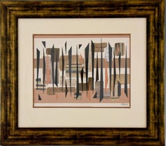 Megapolis Collage  Artwork Mixed Media Chantal Bégué 1985 France