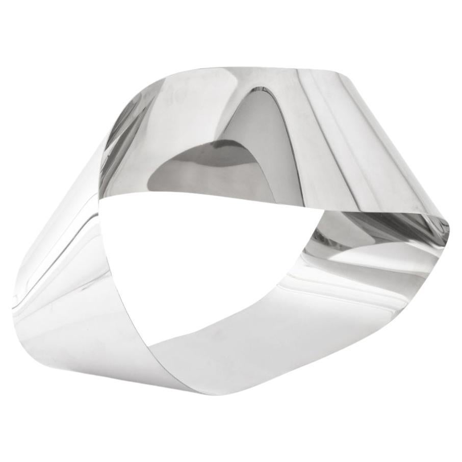 Megaron Abstract Freeform Chrome Sculpture