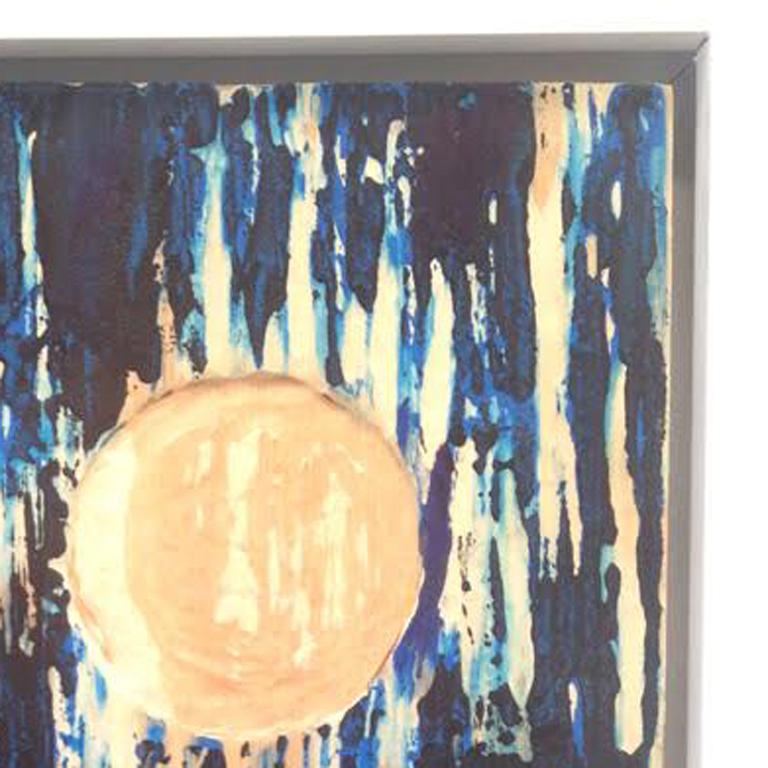 11.22.15, FullMoon / 9:03PM - Abstract Mixed Media Art by Meghan Gerety