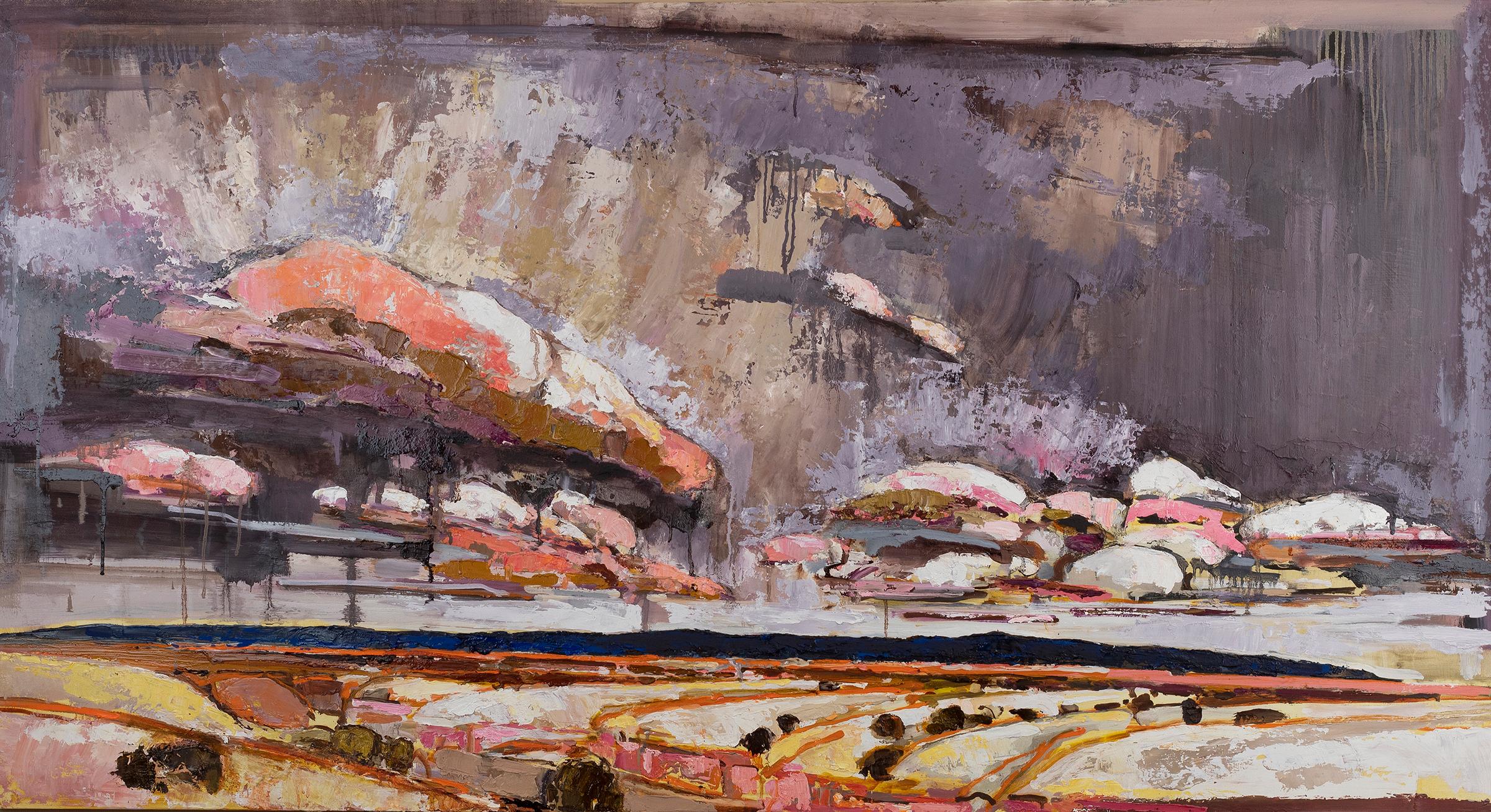 Meghan Wilbar Landscape Painting - Beyond the Horizon