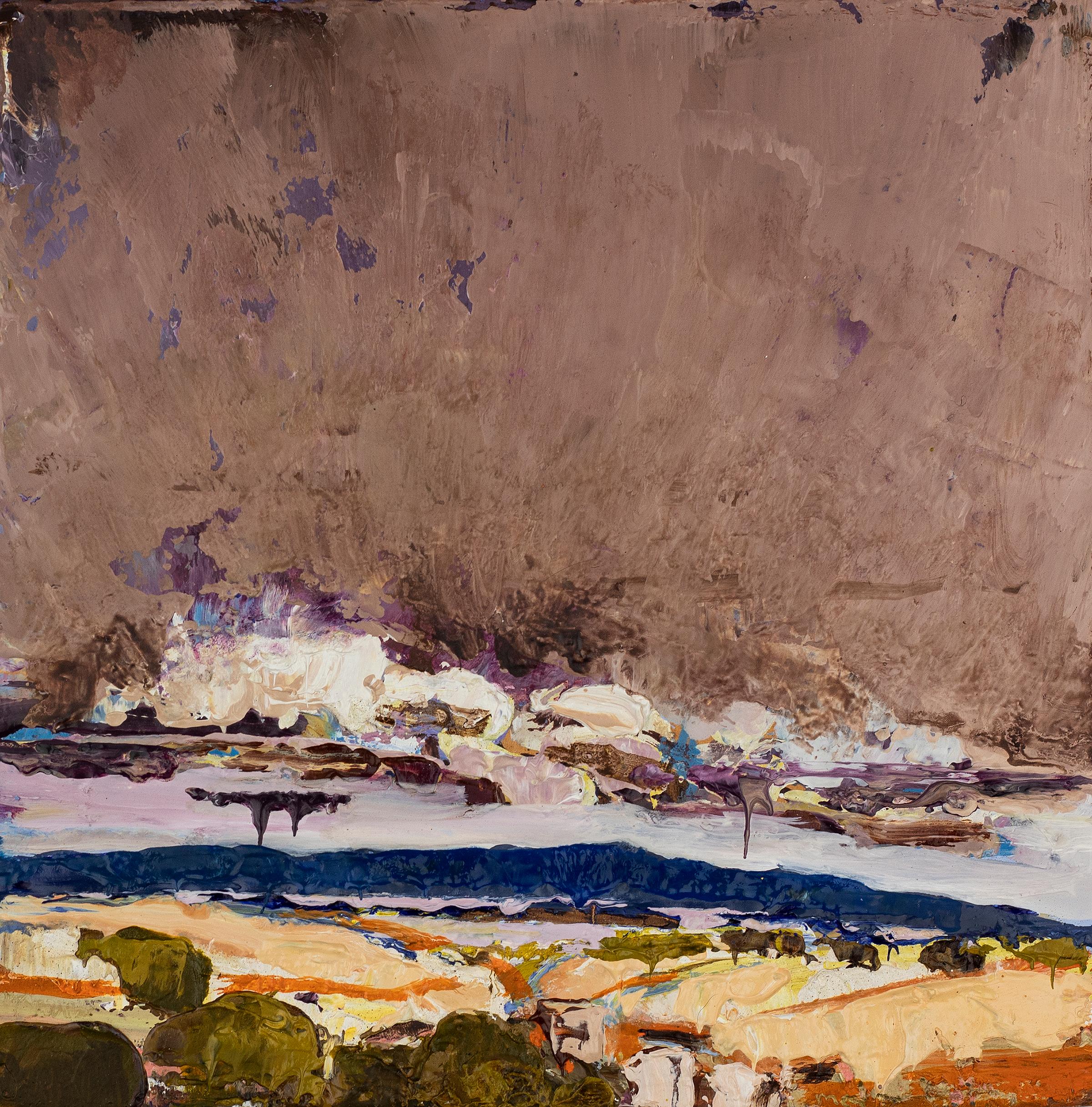 Meghan Wilbar Landscape Painting - Looking West 2