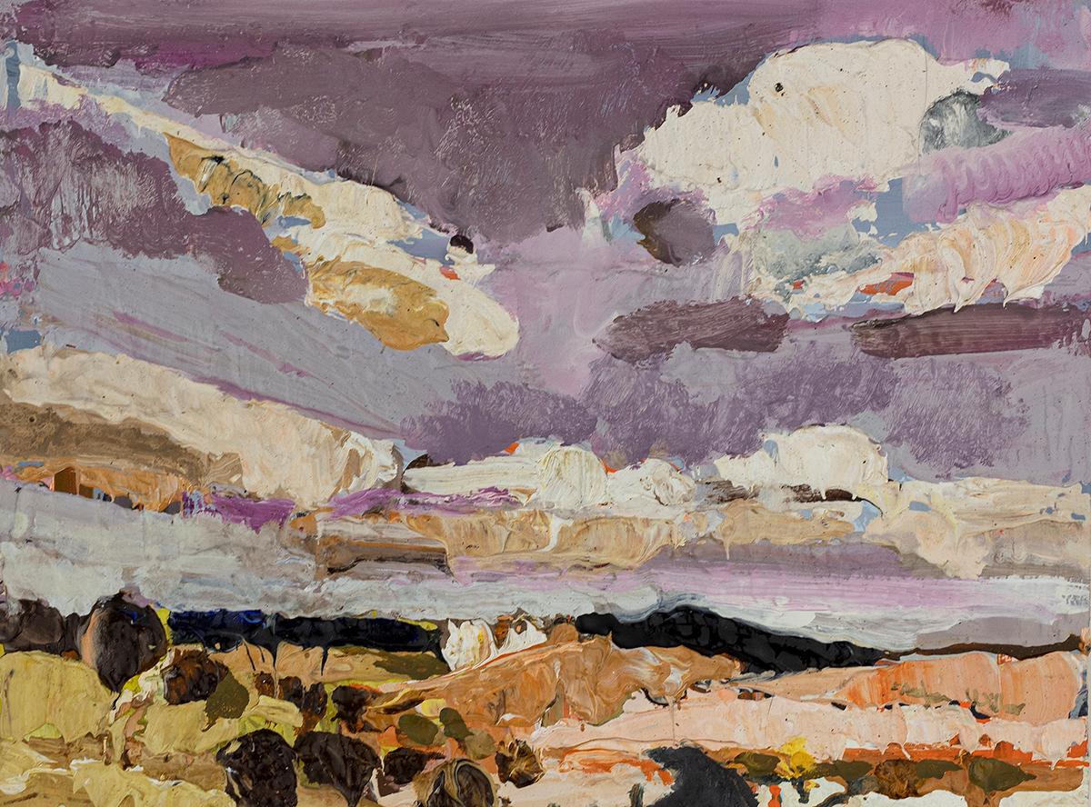 Landscape Painting di Meghan Wilbar - Alleluia della notte 4