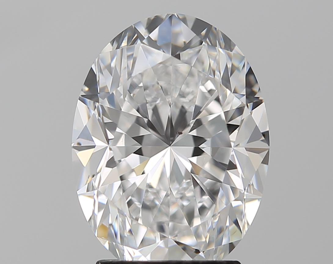 Modern Meghna GIA Certified 3.01 Carat Oval D Color VS2 Clarity Diamond Engagement Ring For Sale