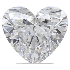 Meghna GIA Certified 4.11 Carat D Color Heart Brilliant Cut Diamond
