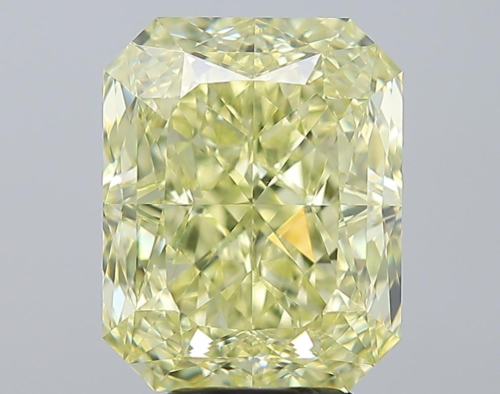 Radiant Cut Meghna GIA Certified Fancy Yellow 6.02 Carat Radiant Brilliant Cut Diamond Ring For Sale