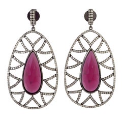 Pendientes Meghna Jewels Diamante Rubí Bora Bora