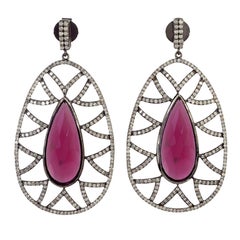 Ruby Diamond Meghna Jewels Bora Bora Earrings