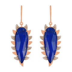 Lapis Diamante Meghna Jewels Pendientes Claw