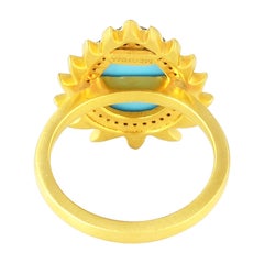 Black Onyx Diamond Meghna Jewels Flame Ring