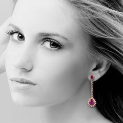 Türkis-Diamant Meghna Jewels Flammen-Ohrringe