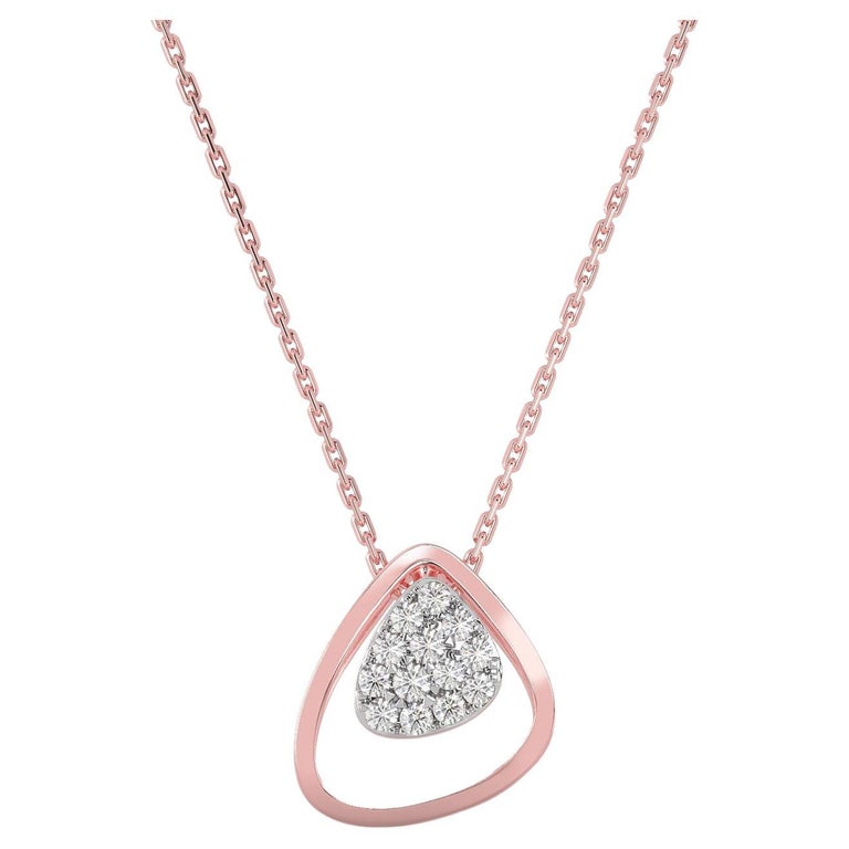 Pebble Diamond and 18-karat Gold Pendant Necklace, 2025