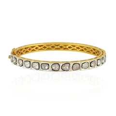 Meghna Jewels Rose cut Diamond Antique Style Bangle Bracelet