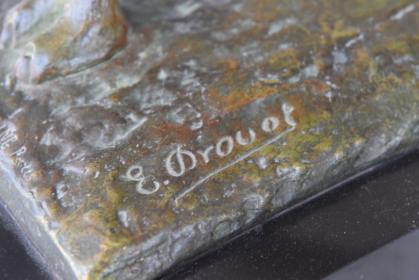 Méhariste Edouard Drouot 1859-1945 Double-Patinated Bronze 6