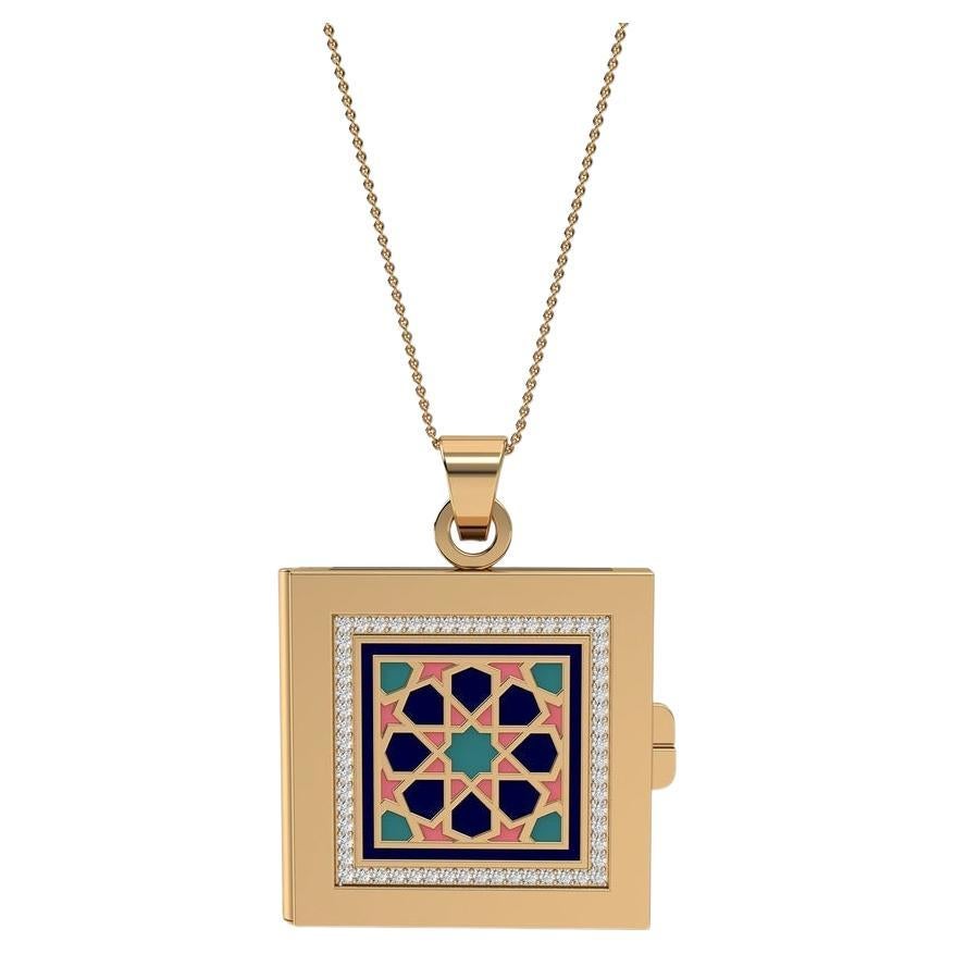 Mehr Locket - Sqaure without chain For Sale