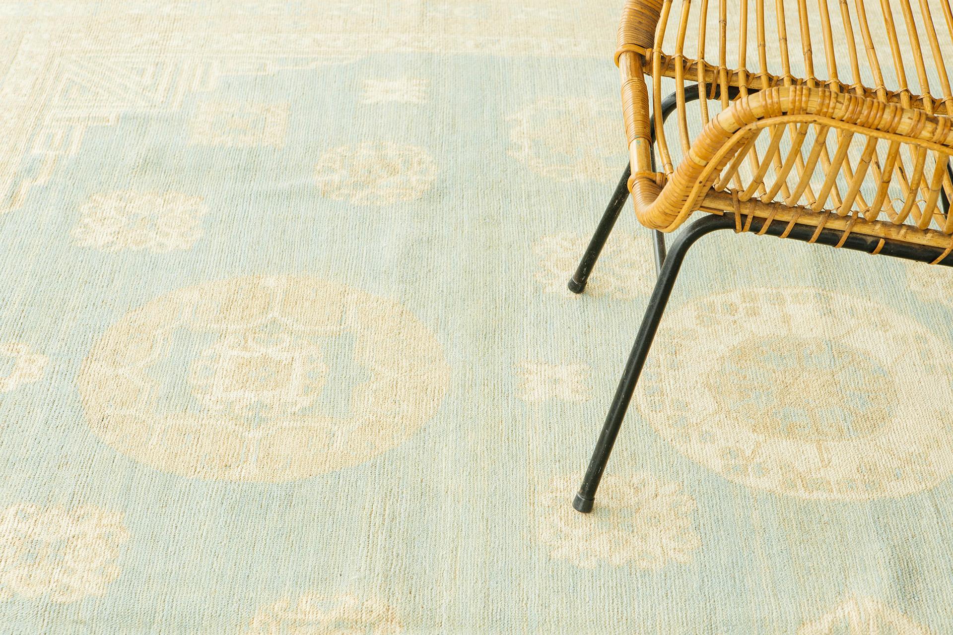 Mehraban Khotan-Design-Revival-D5387 aus dem 18. Jahrhundert im Angebot 4