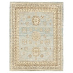 Mehraban 18ème siècle Revival Khotan Design Revival D5387 Safira