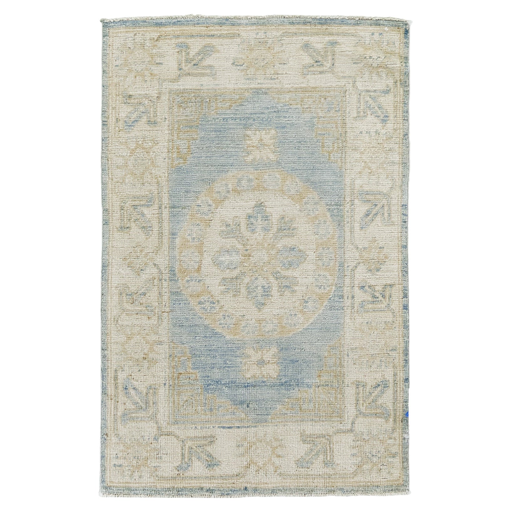 Mehraban 18ème siècle Revival Khotan Design Revival D5387 Safira