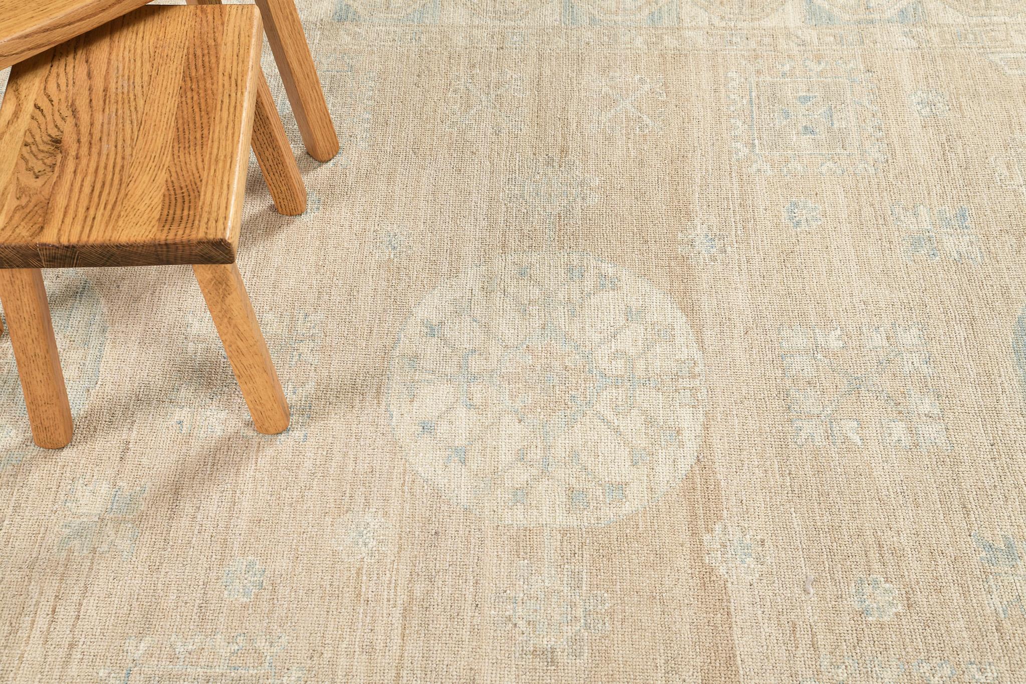 Mehraban 18ème siècle Revival Khotan Design Revival D5390 en vente 1