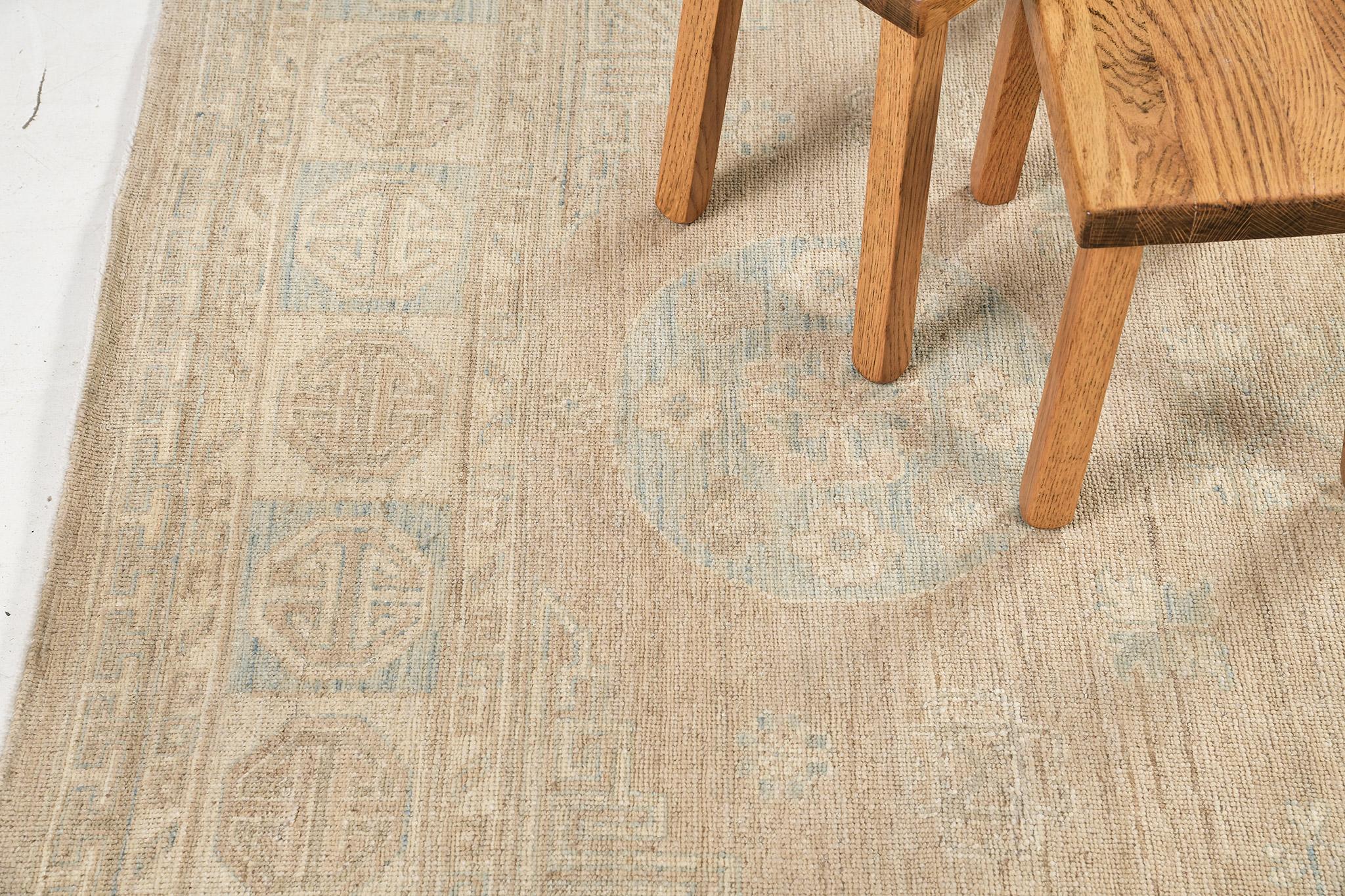 Mehraban 18ème siècle Revival Khotan Design Revival D5390 en vente 2