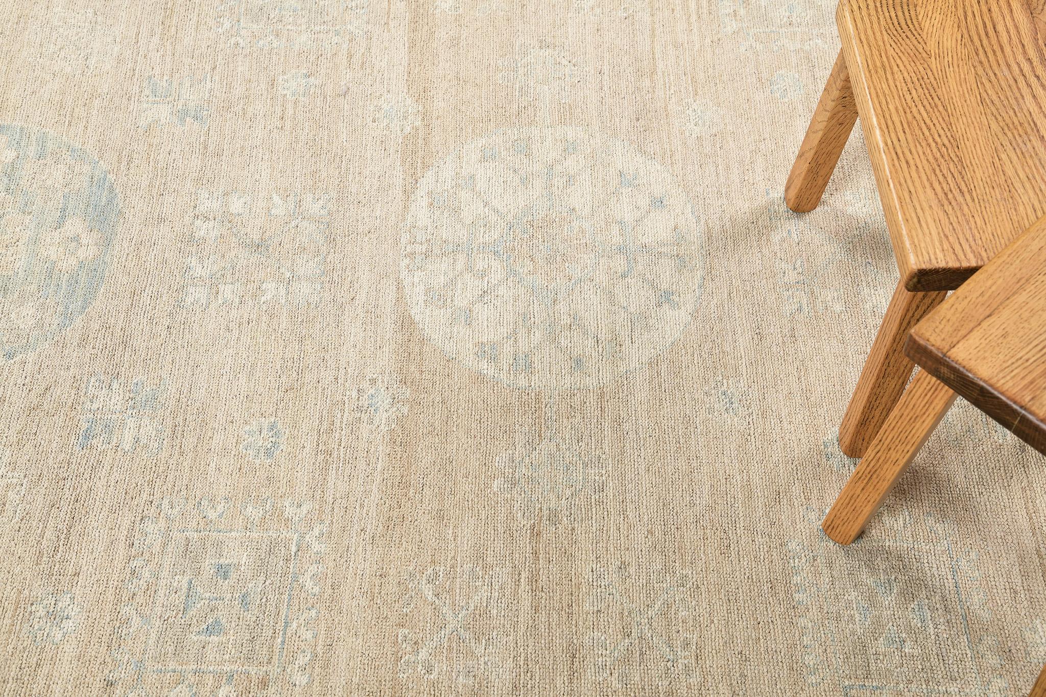 Mehraban 18ème siècle Revival Khotan Design Revival D5390 en vente 5