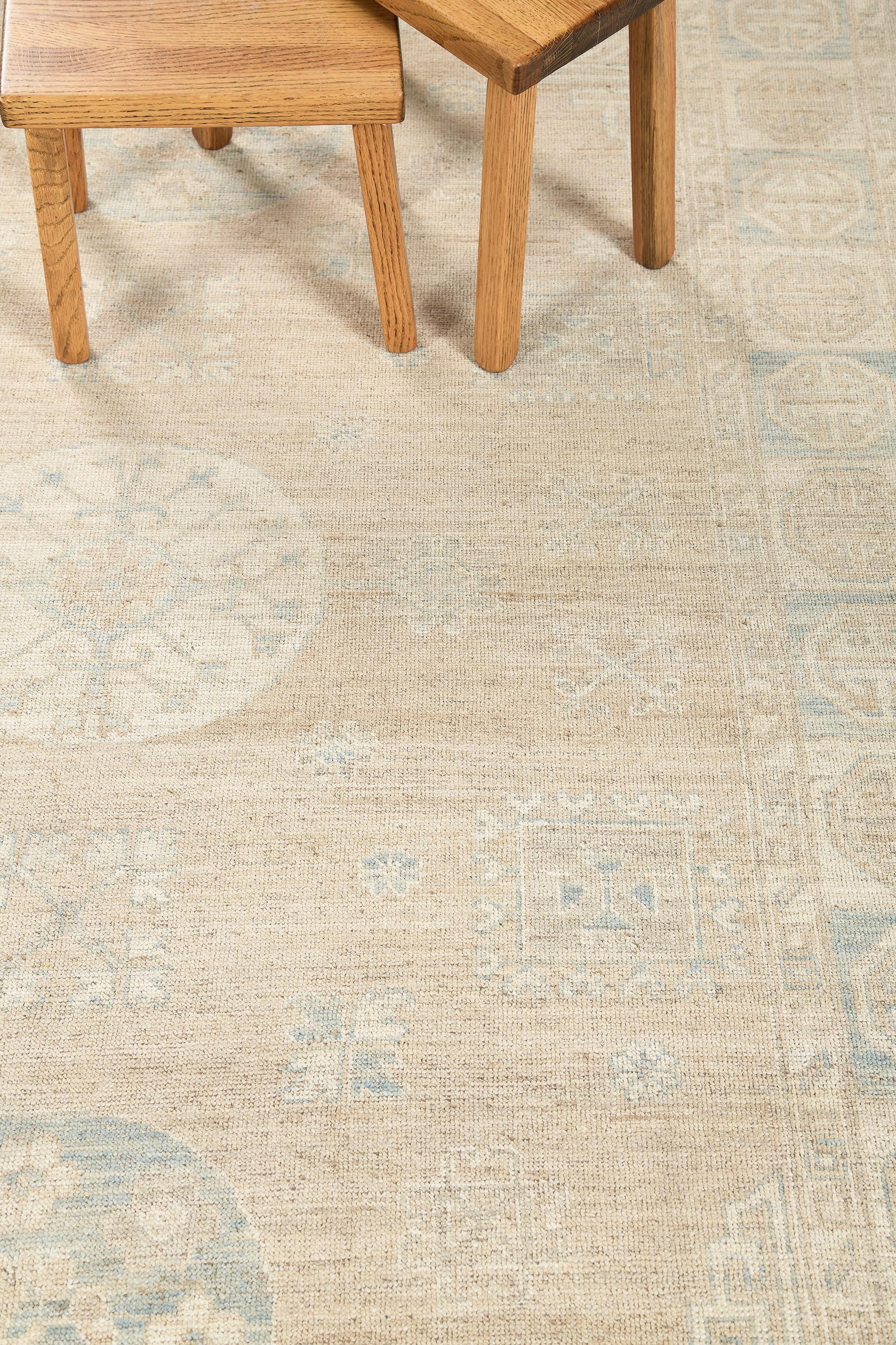 Mehraban 18ème siècle Revival Khotan Design Revival D5390 en vente 6