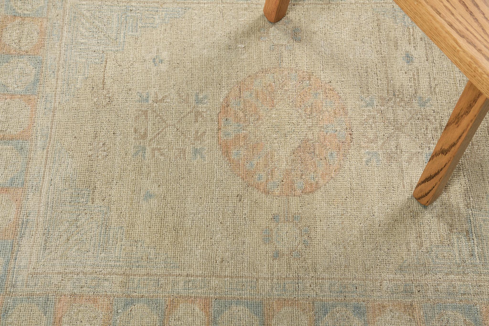 Mehraban Siglo XVIII Renacimiento del diseño de Khotan D5390 en Nuevo estado para la venta en WEST HOLLYWOOD, CA