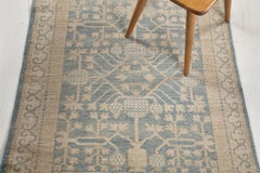 Mehraban 18° secolo Khotan Design Revival D5449 Safira