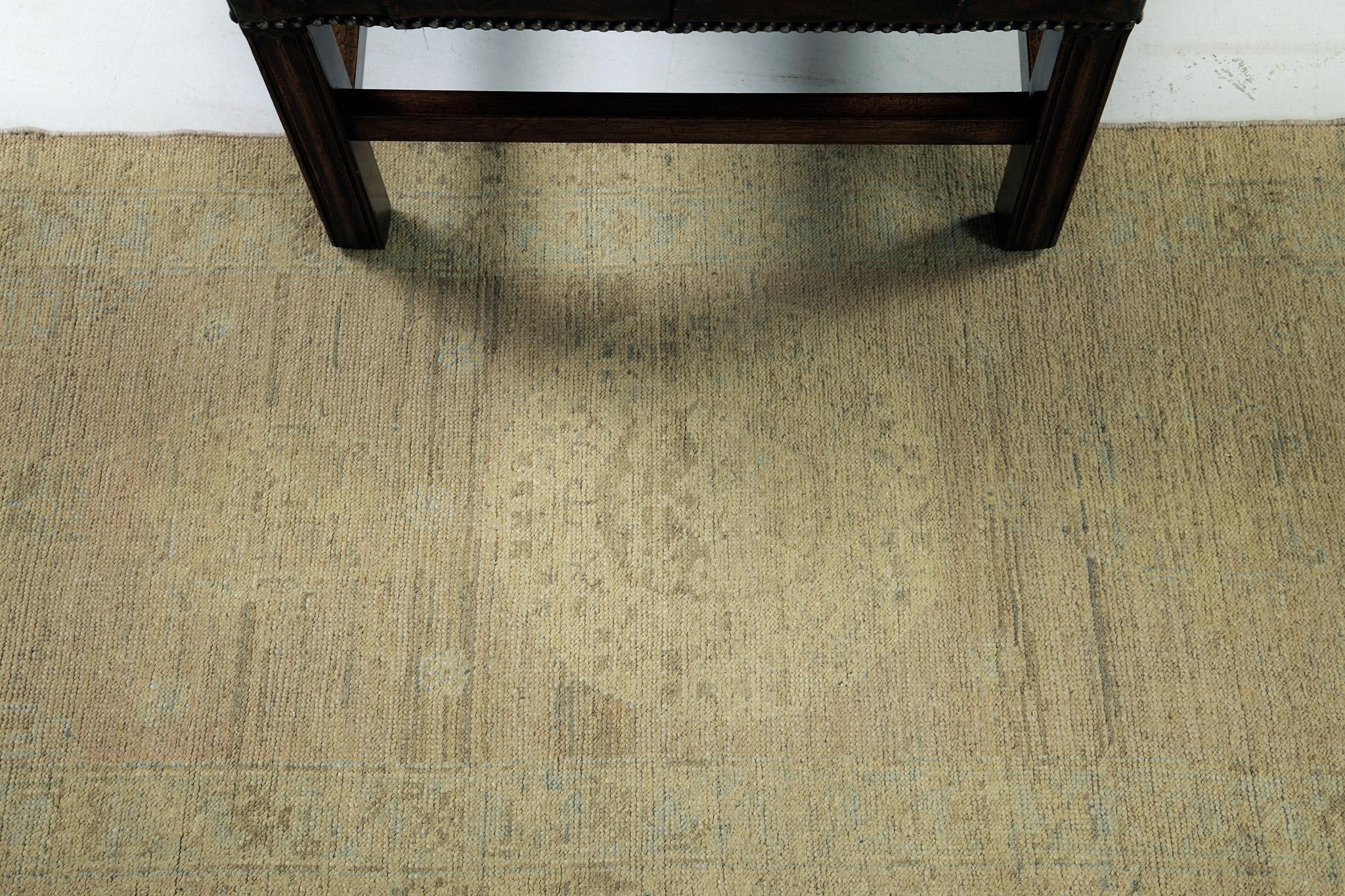 Afghan Mehraban - Tapis de couloir néo-baroque du 18ème siècle, design Khotan, D5387 en vente
