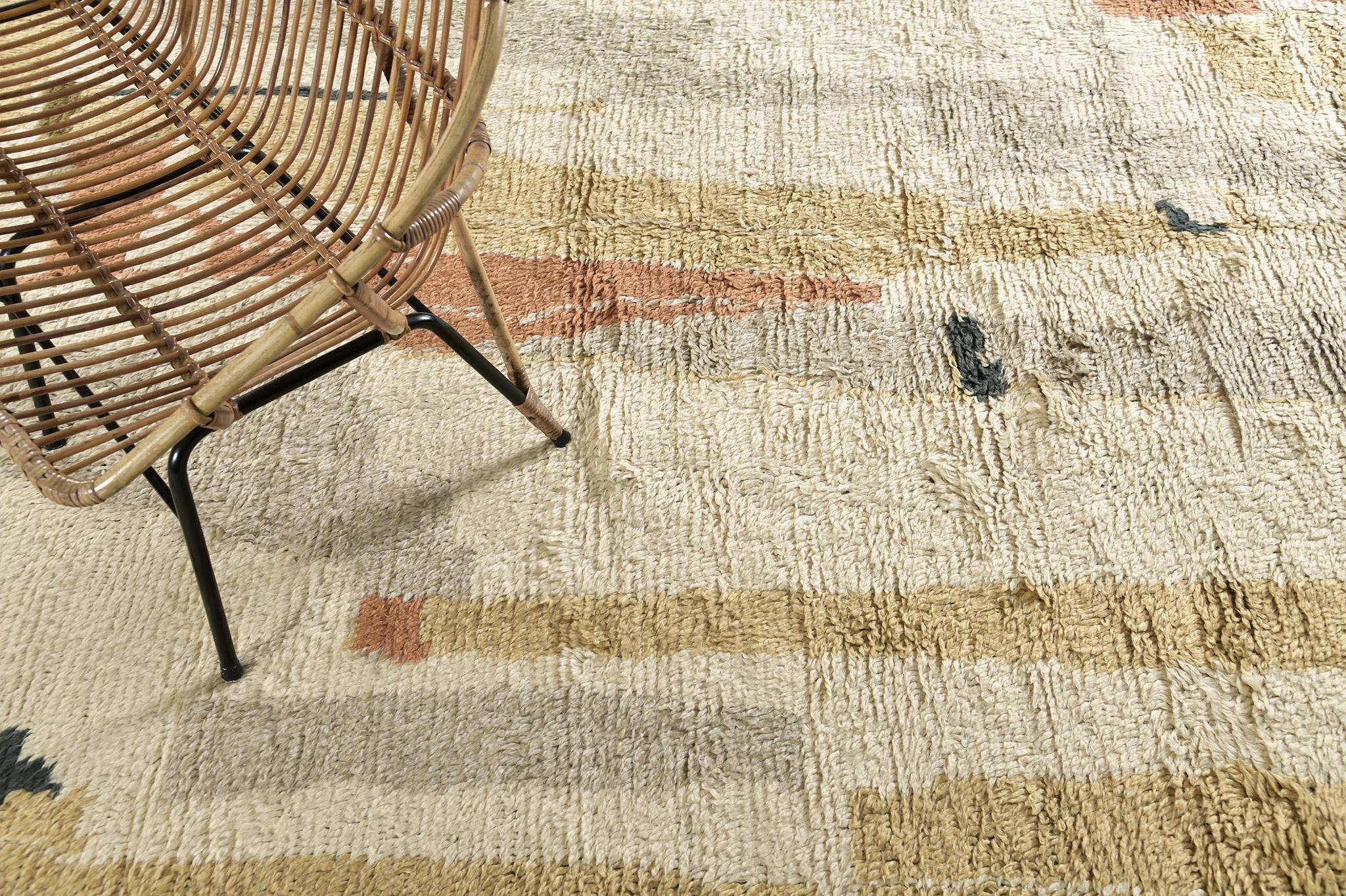 Amina has uneven embossed neutral-toned patches that are well-complemented with varieties of interiors. A timeless beauty that is easy to adapt to changes in setting. Adding this up in your spaces surely your guest will leave in awe.

Rug Number