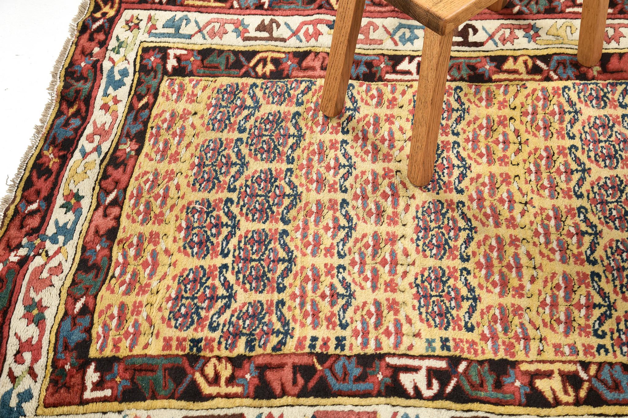 Mehraban Antique Caucasian Kazak For Sale 3