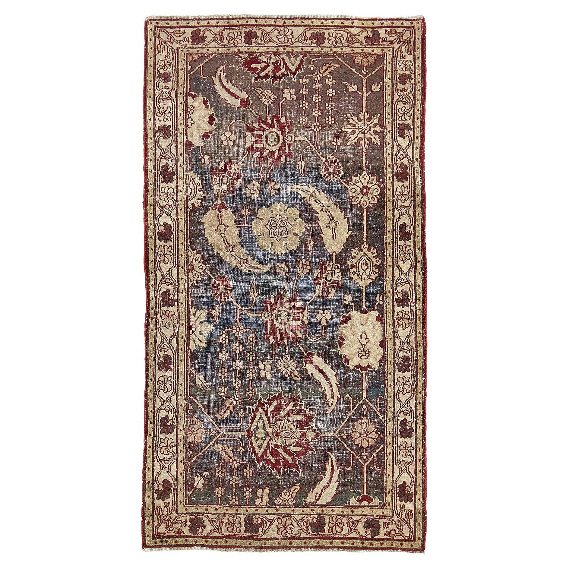 Mehraban Antique Indo Agra Rug For Sale