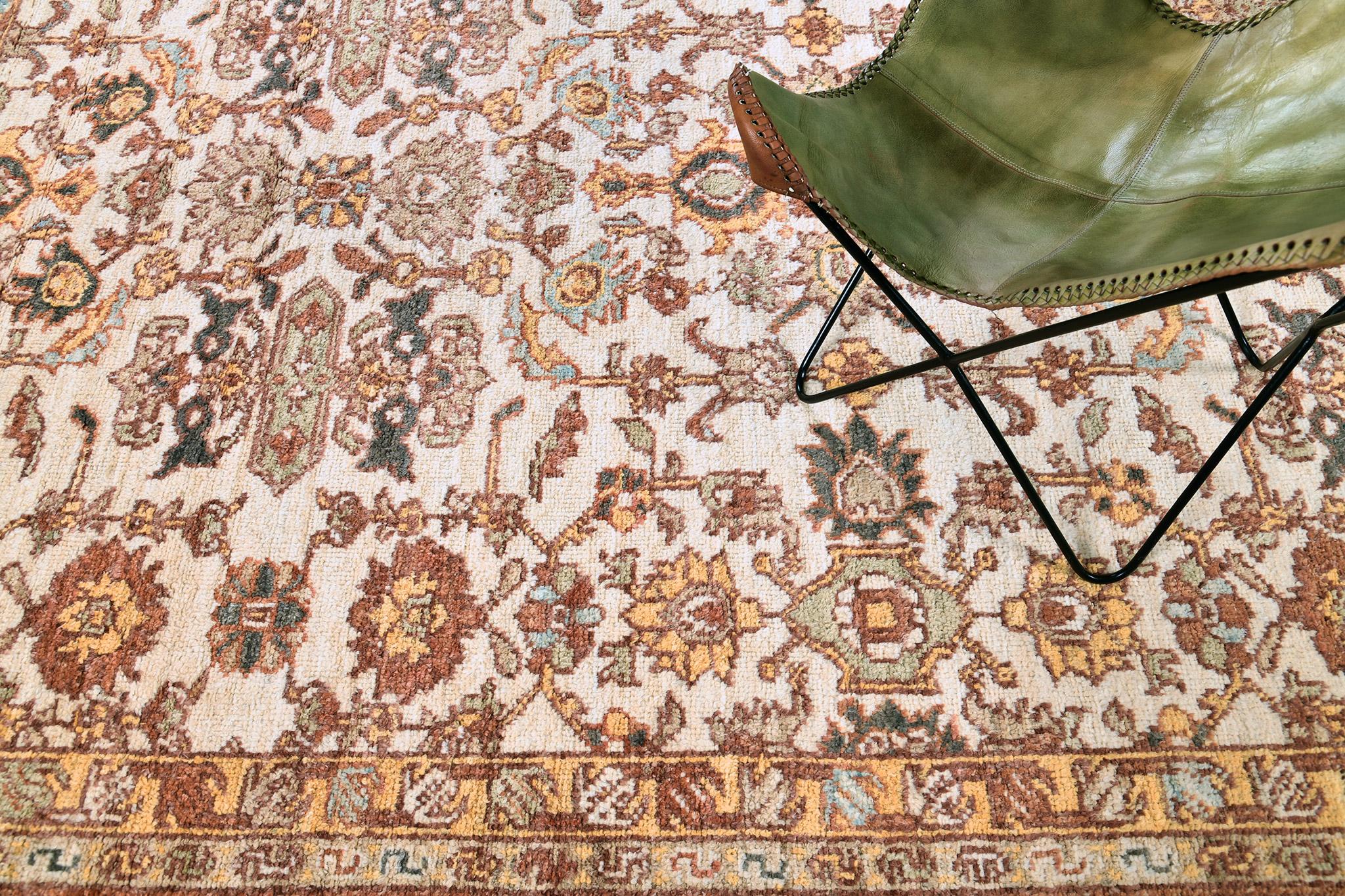 Lana Mehraban Rugs antico Mahal Revival in vendita