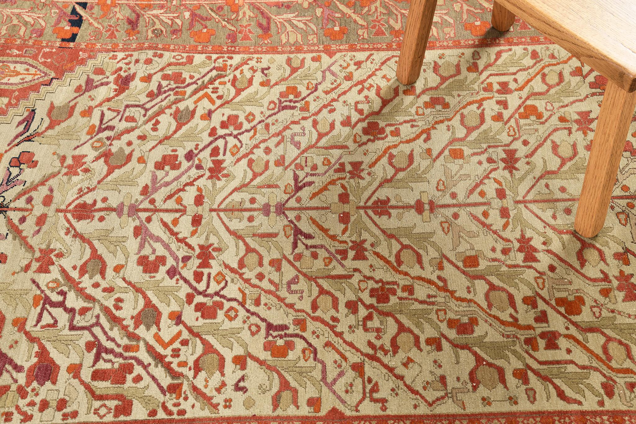 Persian Mehraban Antique Mishen Malayer For Sale